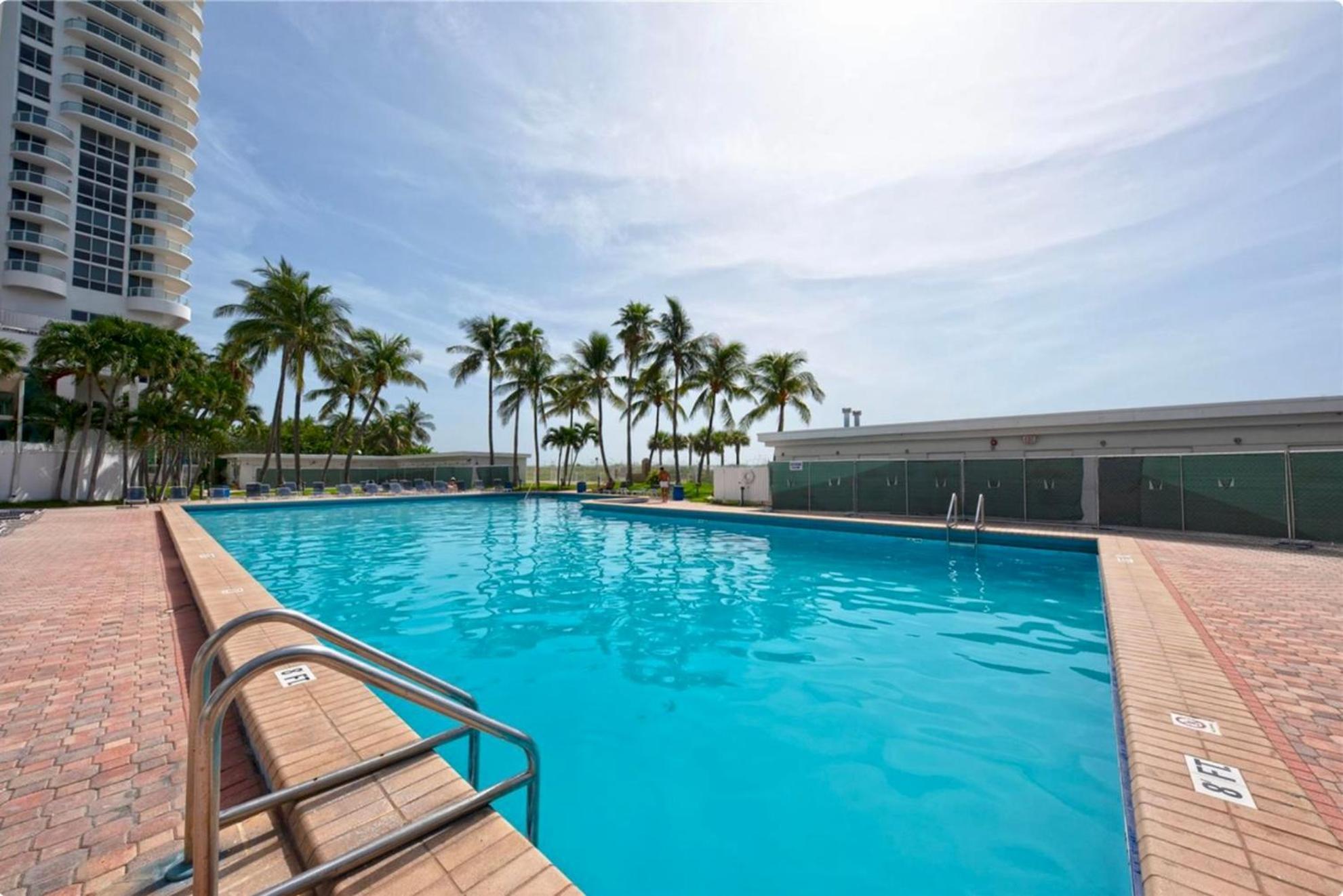 Directly On The Beach With Pool & Parking Miami Beach Esterno foto
